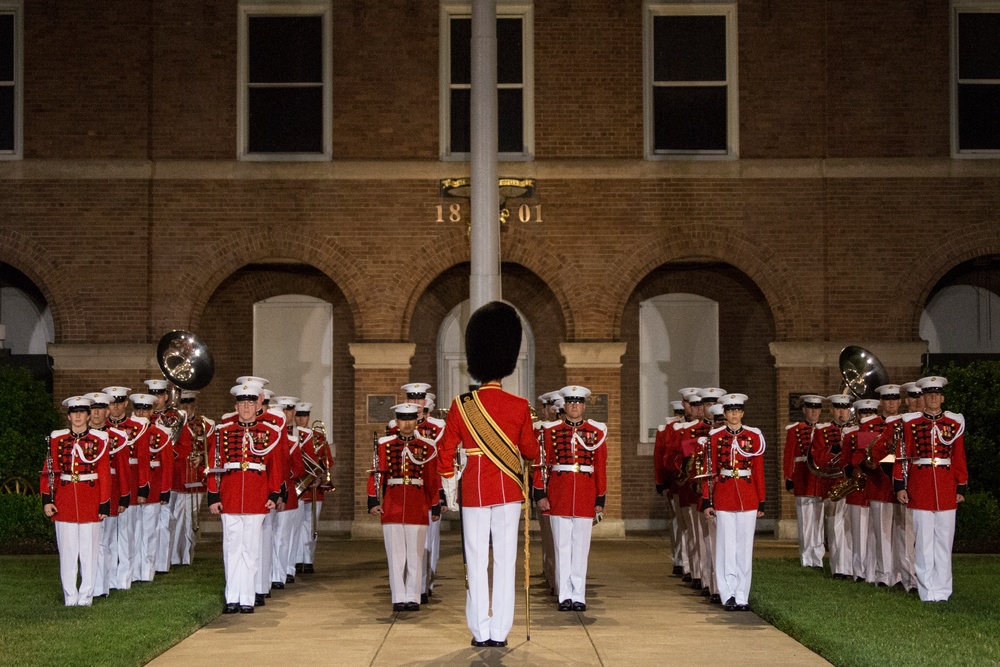 Marine Barracks Washington Evening Parade May 5, 2017