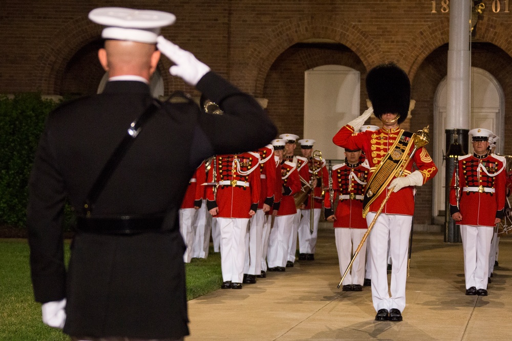 Marine Barracks Washington Evening Parade May 5, 2017