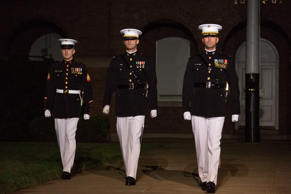 Marine Barracks Washington Evening Parade May 5, 2017