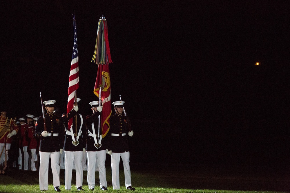 Marine Barracks Washington Evening Parade May 5, 2017