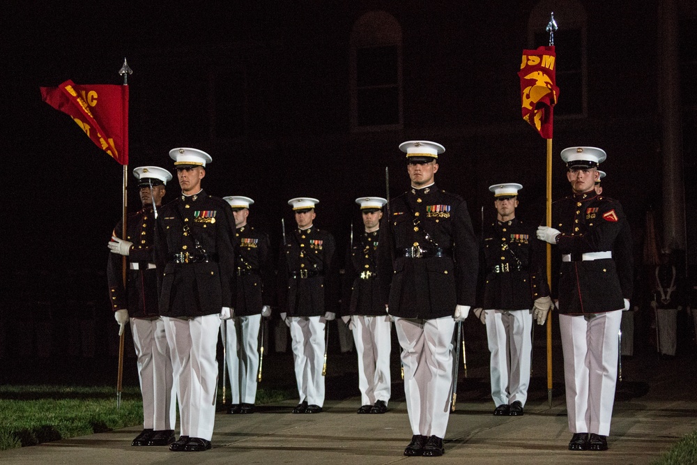 Marine Barracks Washington Evening Parade May 5, 2017