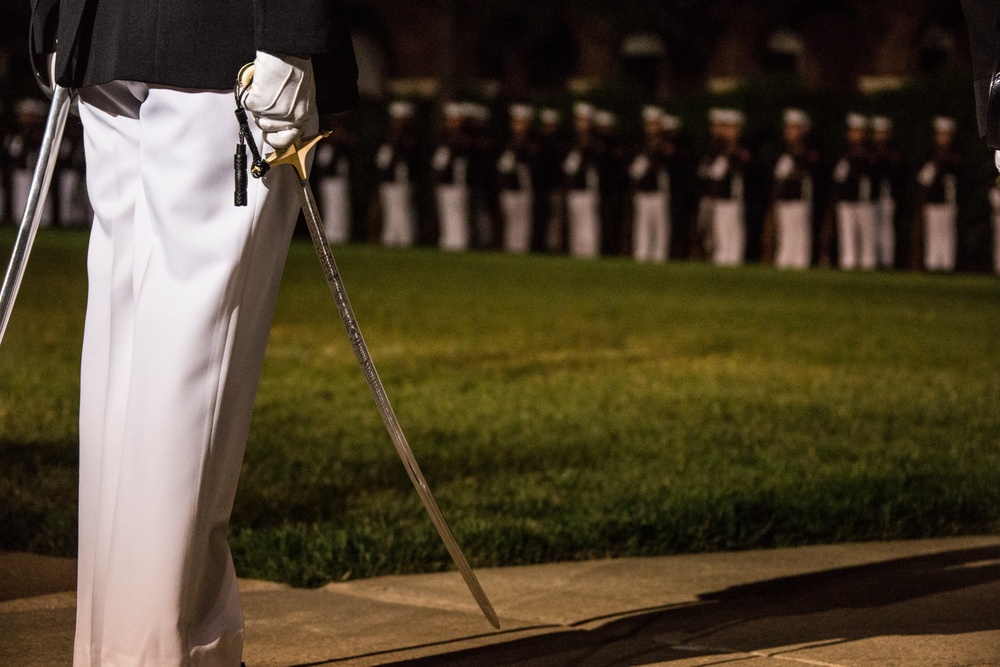 Marine Barracks Washington Evening Parade May 5, 2017