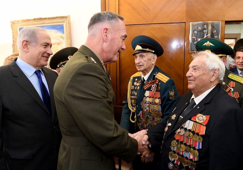CJCS Dunford meets WWII Veterans in Israel