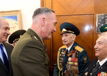 CJCS Dunford meets WWII Veterans in Israel