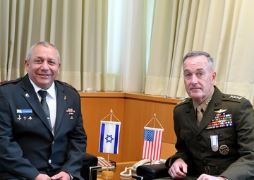 CJCS Dunford Meets Israeli Chief of Staff Eizenkot