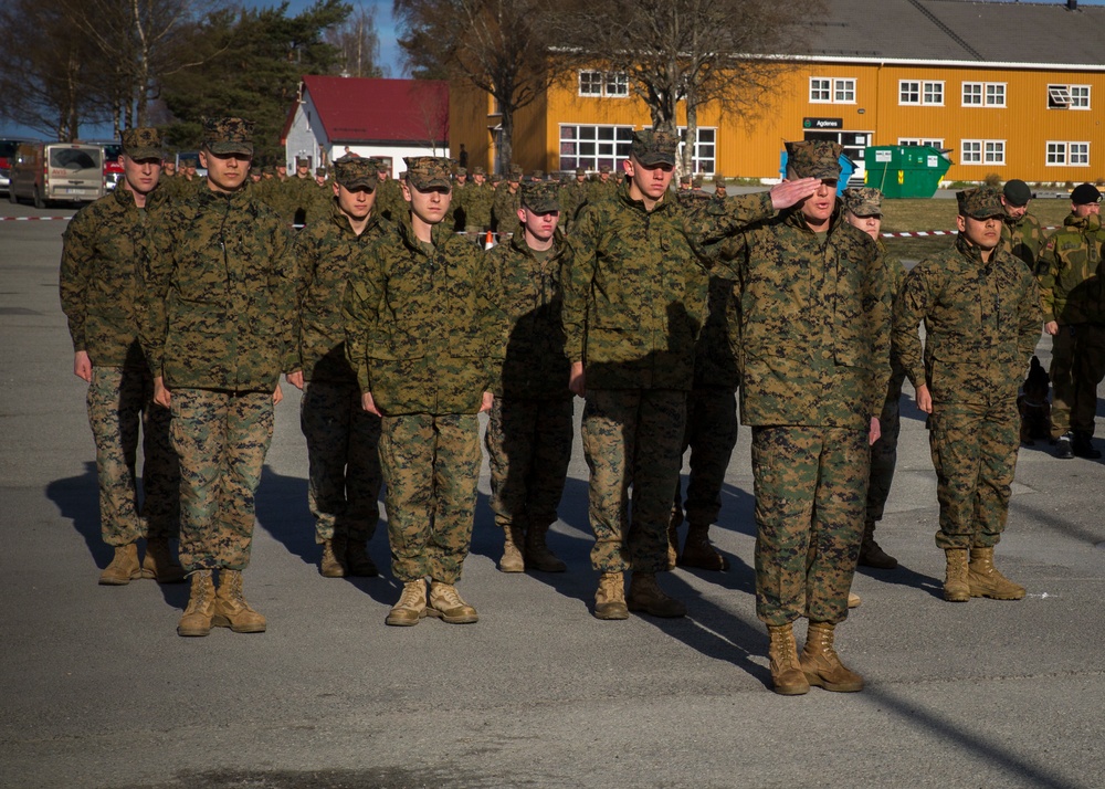 MRF-E Marines observe Norwegian victory day