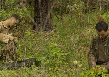2/2 sniper platoon conducts stalk training