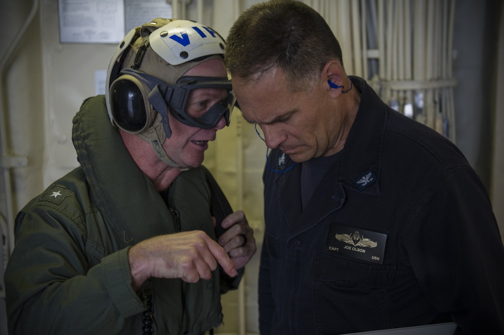 CSG 15 debark from USS America