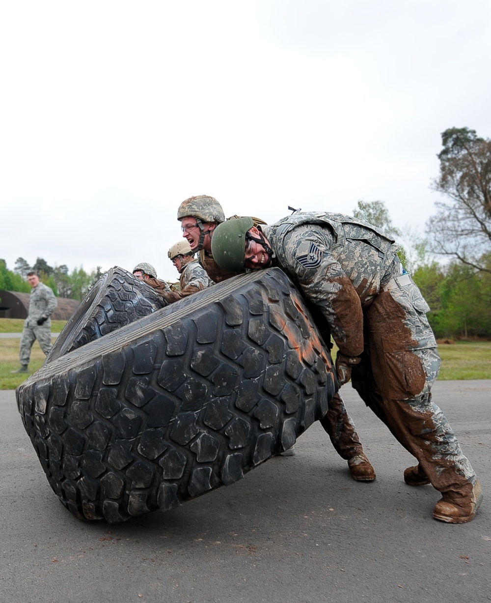 435th CRG Olympics: hurdling obstacles