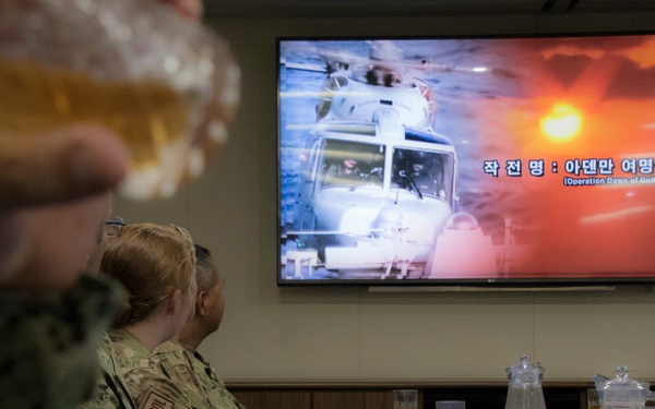 CJTF-HOA and Camp Lemonier members visit ROKS Choi Young DDH-981