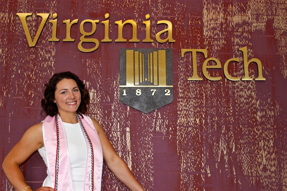 Virginia Tech Gamma Phi Beta President earns title Marine