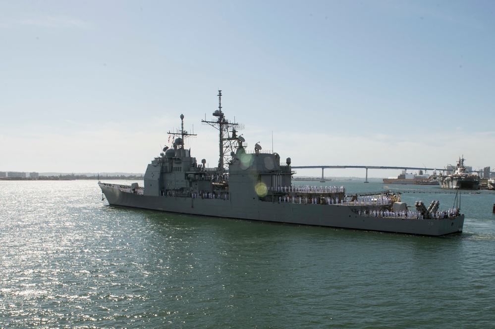 USS Lake Erie (CG 70) Deploys