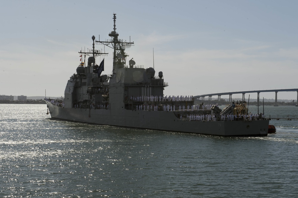 USS Lake Erie (CG 70) Deploys