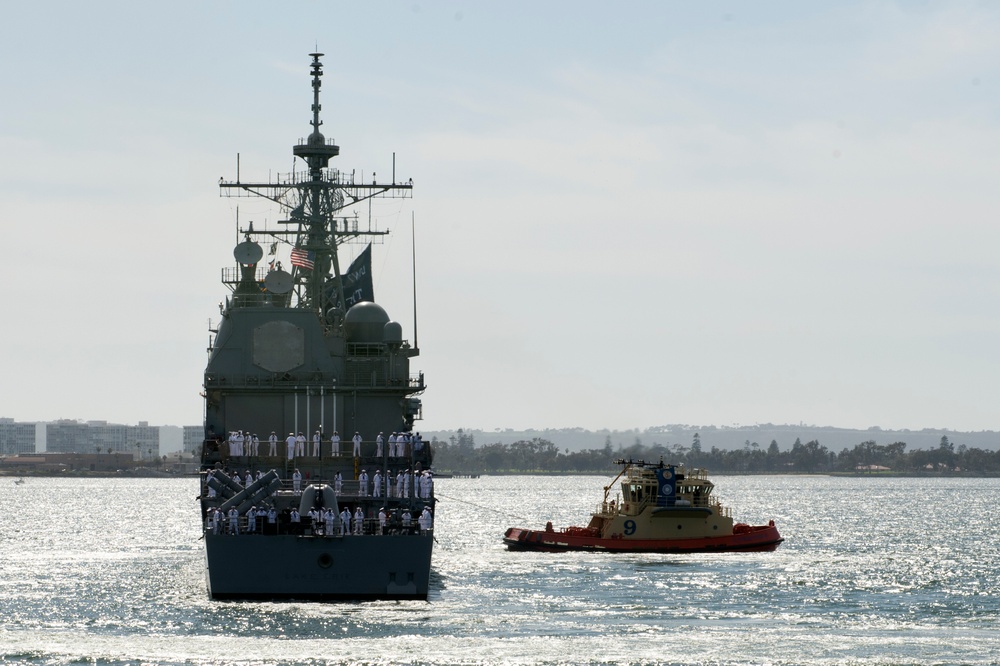 USS Lake Erie (CG 70) Deploys