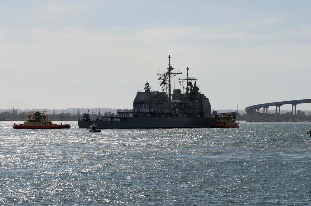 USS Lake Erie (CG 70) Deploys