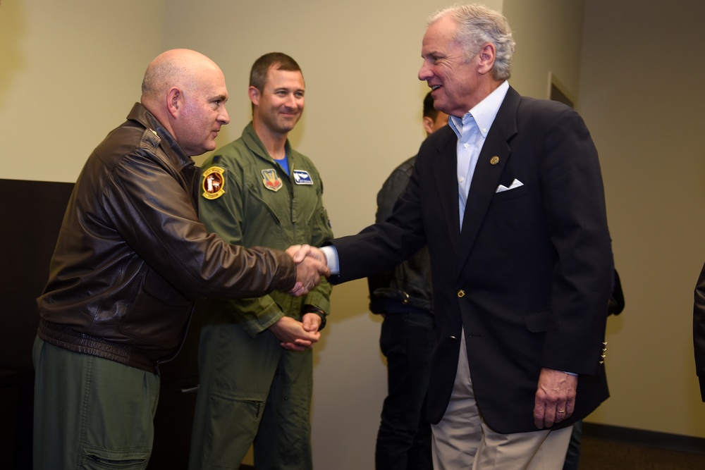 South Carolina Governor Henry McMaster visits the South Carolina National Guard Air and Ground Expo 2017