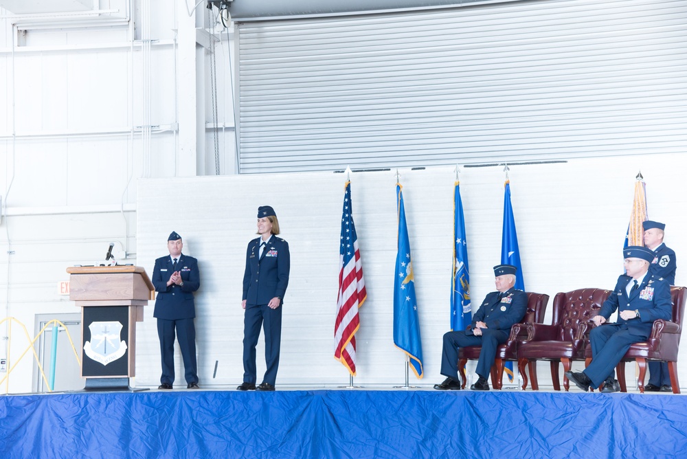 Johnson takes command of 403rd Wing