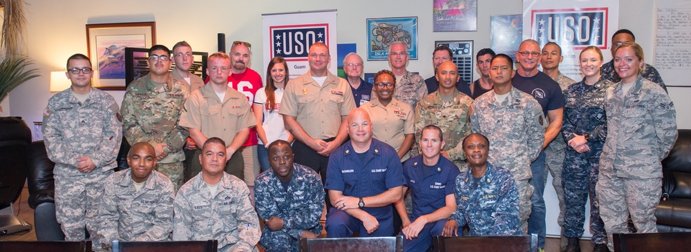 VCJCS 2017 USO Tour - Guam
