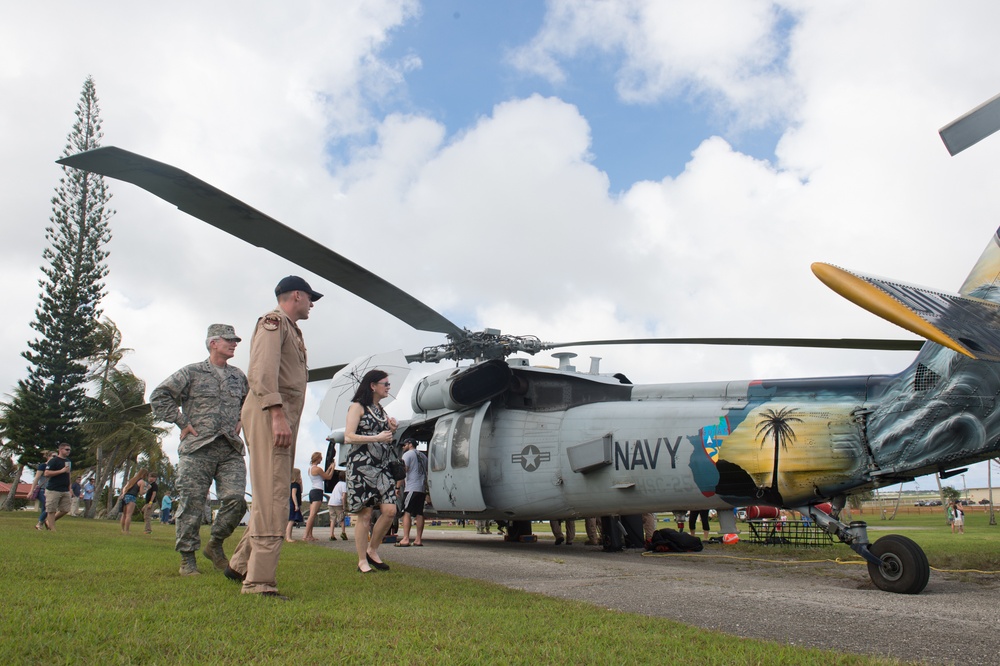 VCJCS 2017 USO Tour - Guam