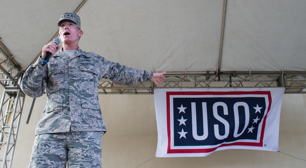 VCJCS 2017 USO Tour - Guam