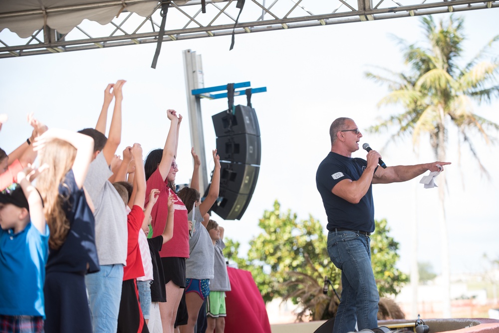 VCJCS 2017 USO Tour - Guam