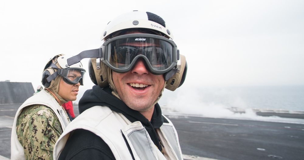 VCJCS 2017 USO Tour - USS George H. W. Bush