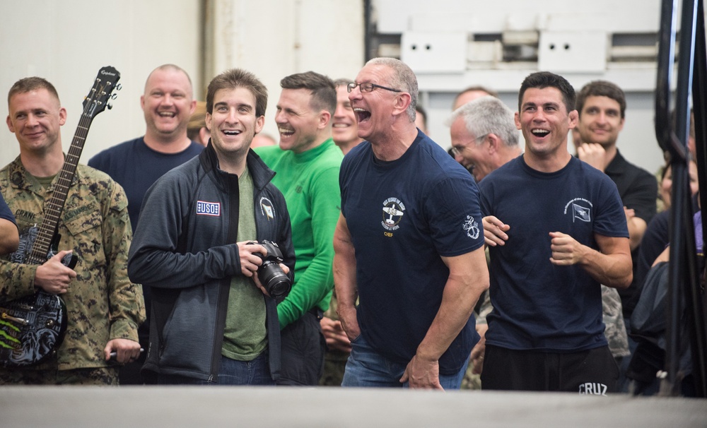 VCJCS 2017 USO Tour - USS George H. W. Bush