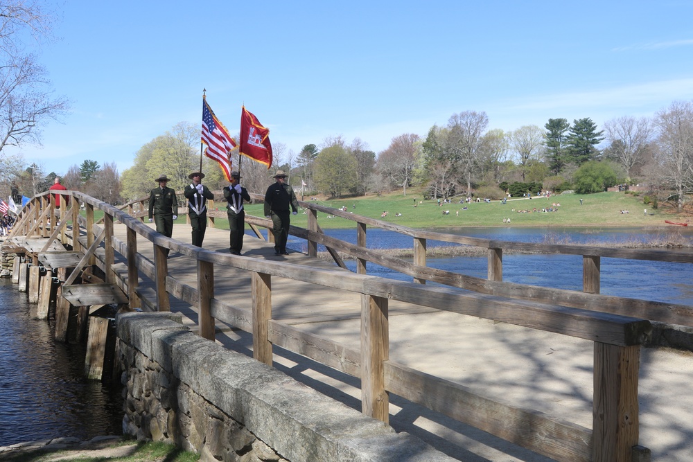 DVIDS Images Color Guard participates in Concord Patriot’s Day Parade