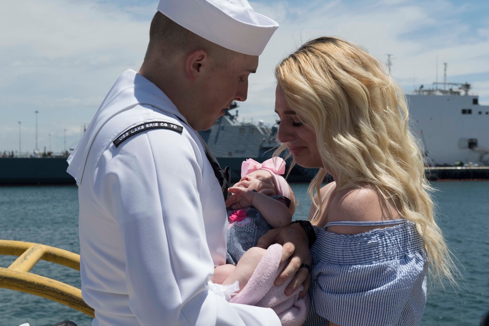 USS Lake Erie (CG 70) Deploys