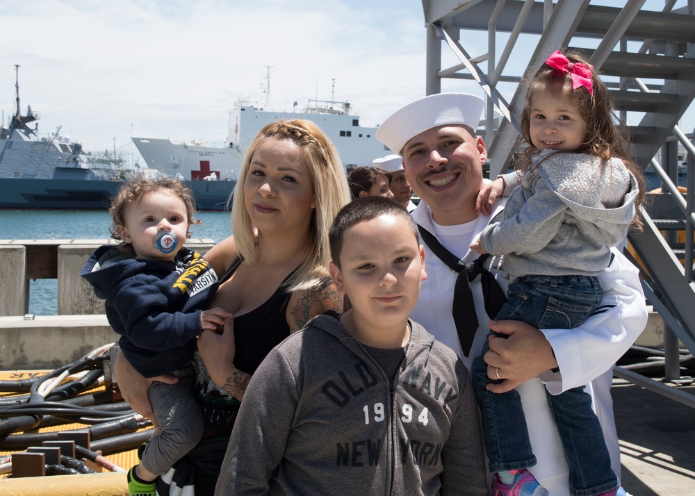 USS Lake Erie (CG 70) Deploys