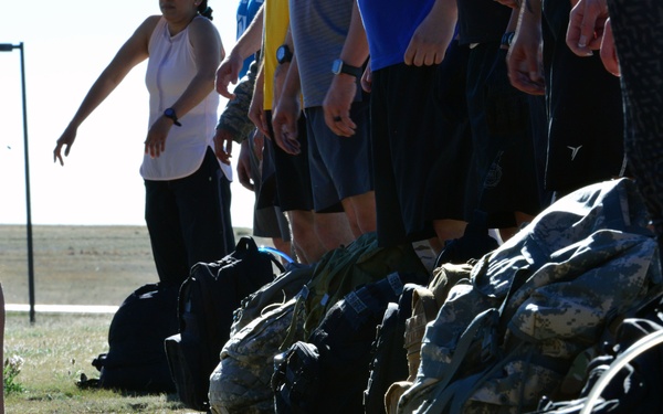 Team Schriever members complete challenge