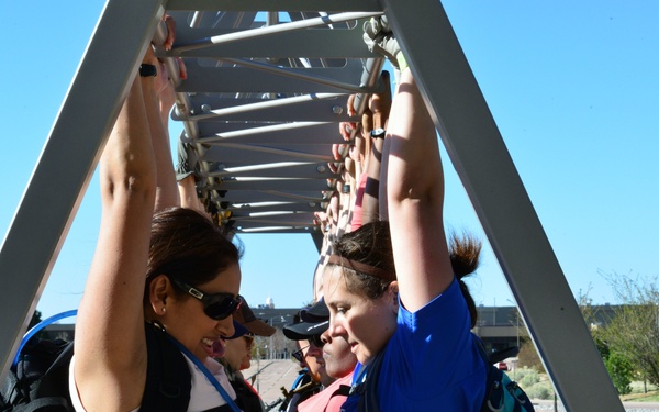 Team Schriever members complete challenge