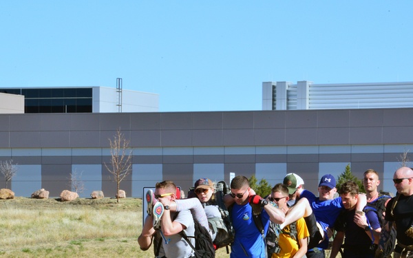 Team Schriever members complete challenge