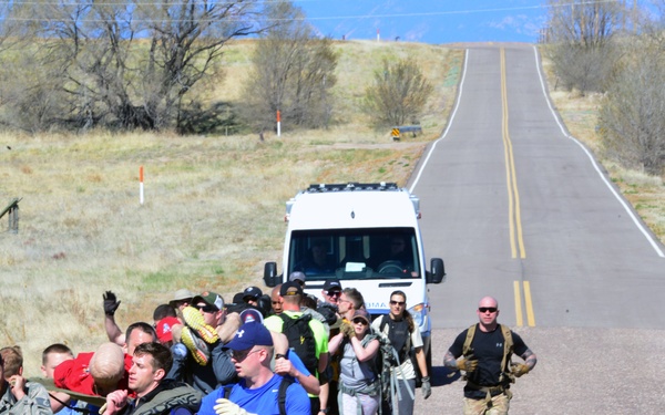Team Schriever members complete challenge