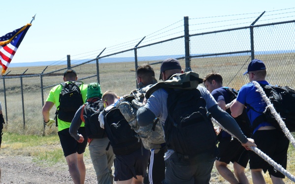 Team Schriever members complete challenge