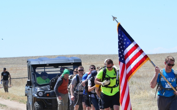 Team Schriever members complete challenge