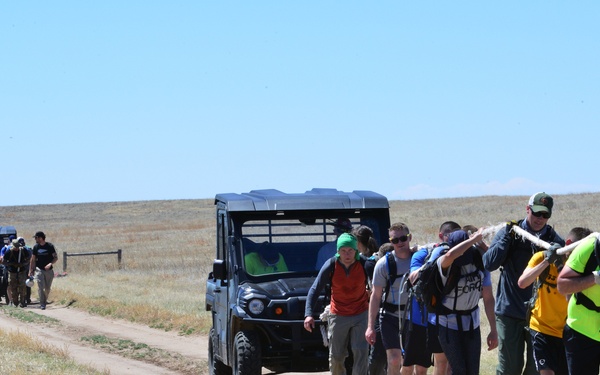 Team Schriever members complete challenge