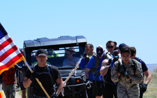 Team Schriever members complete challenge