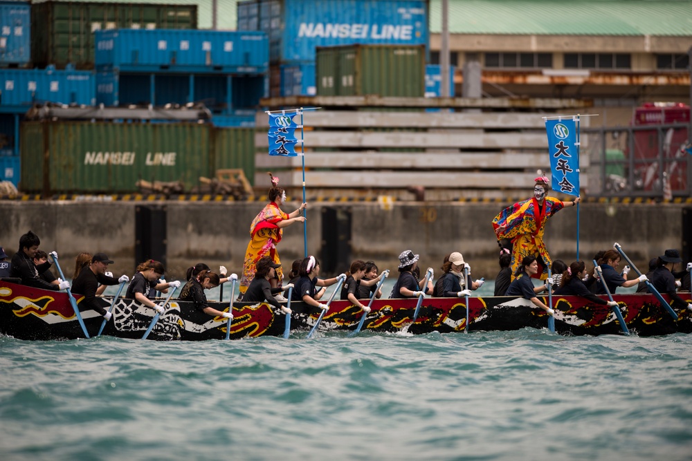 Lady Shoguns Defend Title: Kadena Shogun Dragon Boat Teams Compete at 43rd Annual Naha Hari