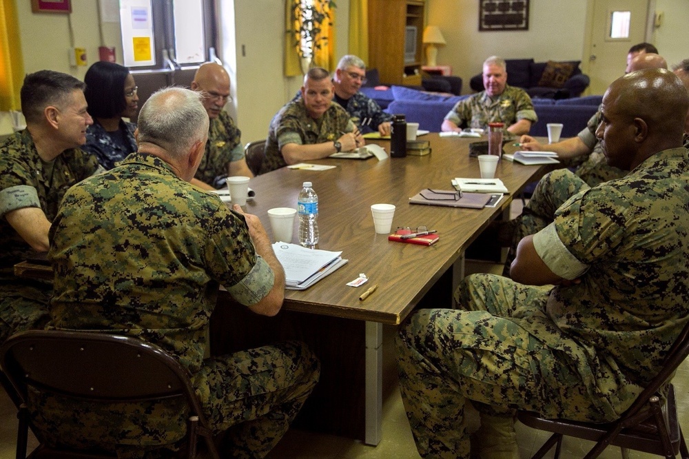 Chaplain of the USMC Admiral Scott Leads Annual Chaplain Training Conference