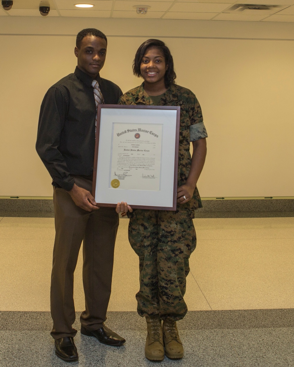 Sgt. Yahmise Bordies Promotion Ceremony May 5, 2017