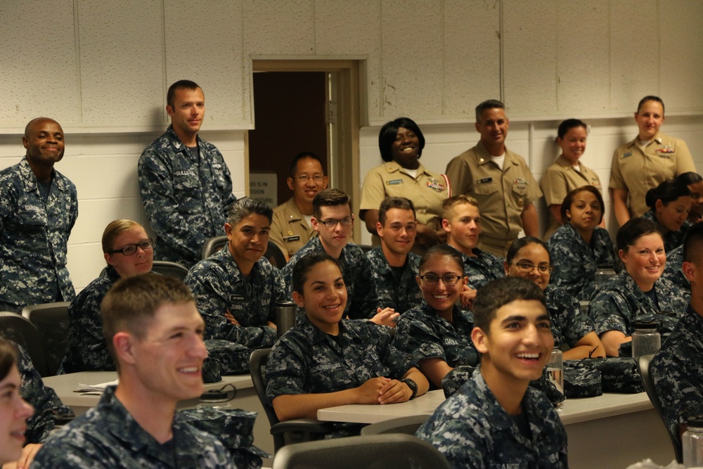 MCPON Visits Corry Station