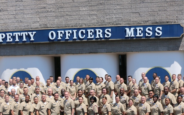 MCPON Visits Corry Station