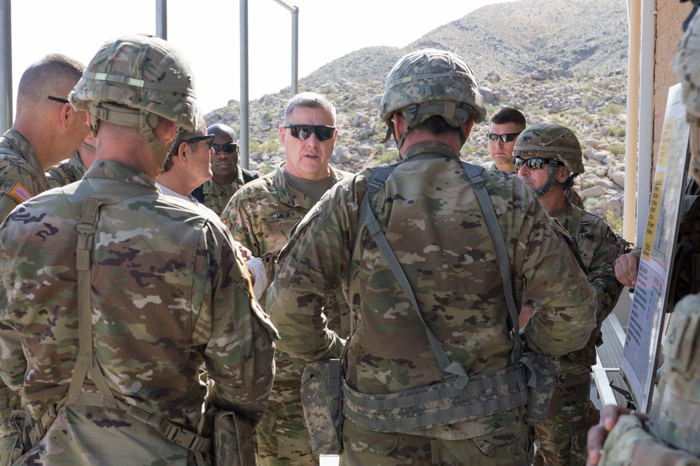 U.S. Army Chief of Staff visits the National Training Center, May 9, 2017.