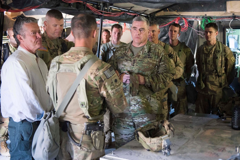 U.S. Army Chief of Staff visits the National Training Center, May 9, 2017.