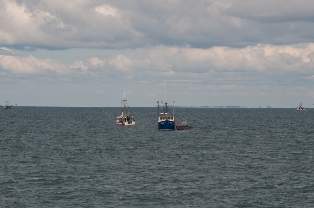 Coast Guard Cutter Oak, Station Chatham assist fishing vessel Jupiter near Hyannis
