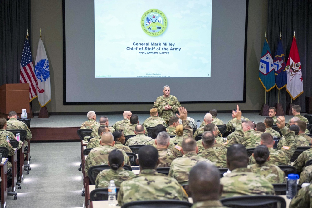 U.S. Army Chief of Staff addresses leaders at PCC, May 10, 2017.