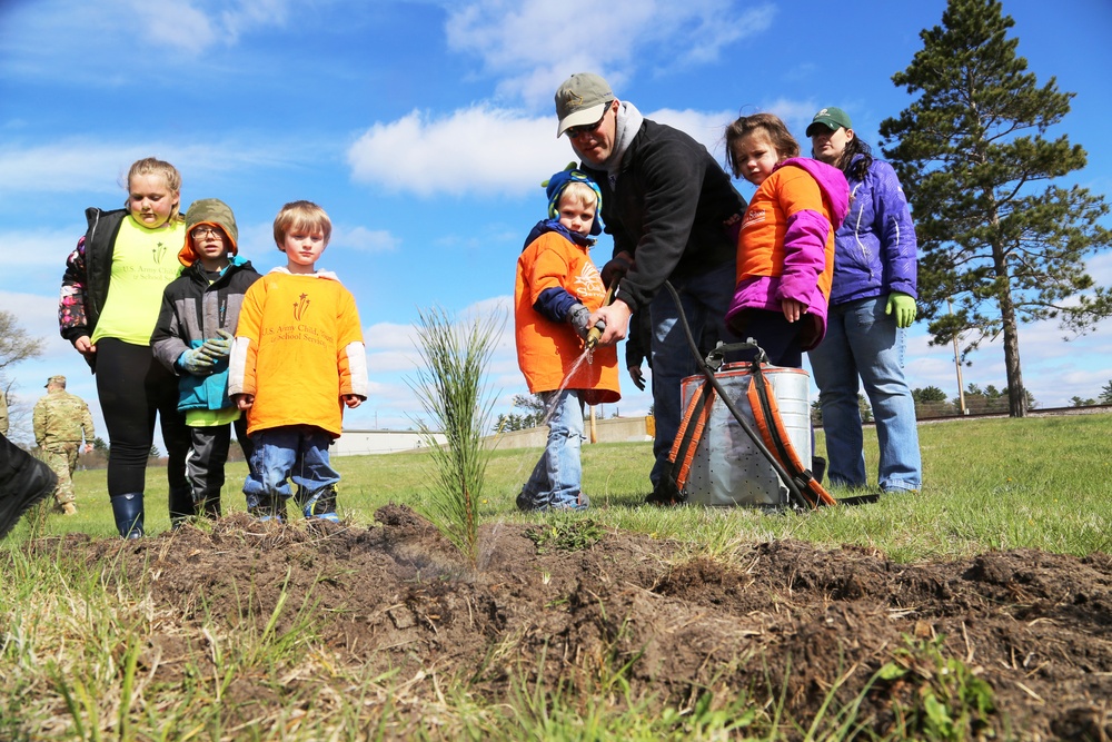 Fort McCoy observes Arbor Day with tree-planting event