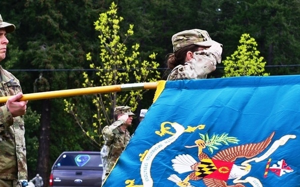 110th IO Battalion attends 56th TIOG Change of Command