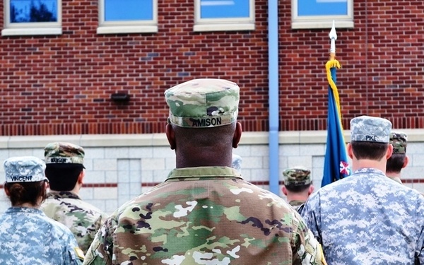 110th IO Battalion attends 56th TIOG Change of Command